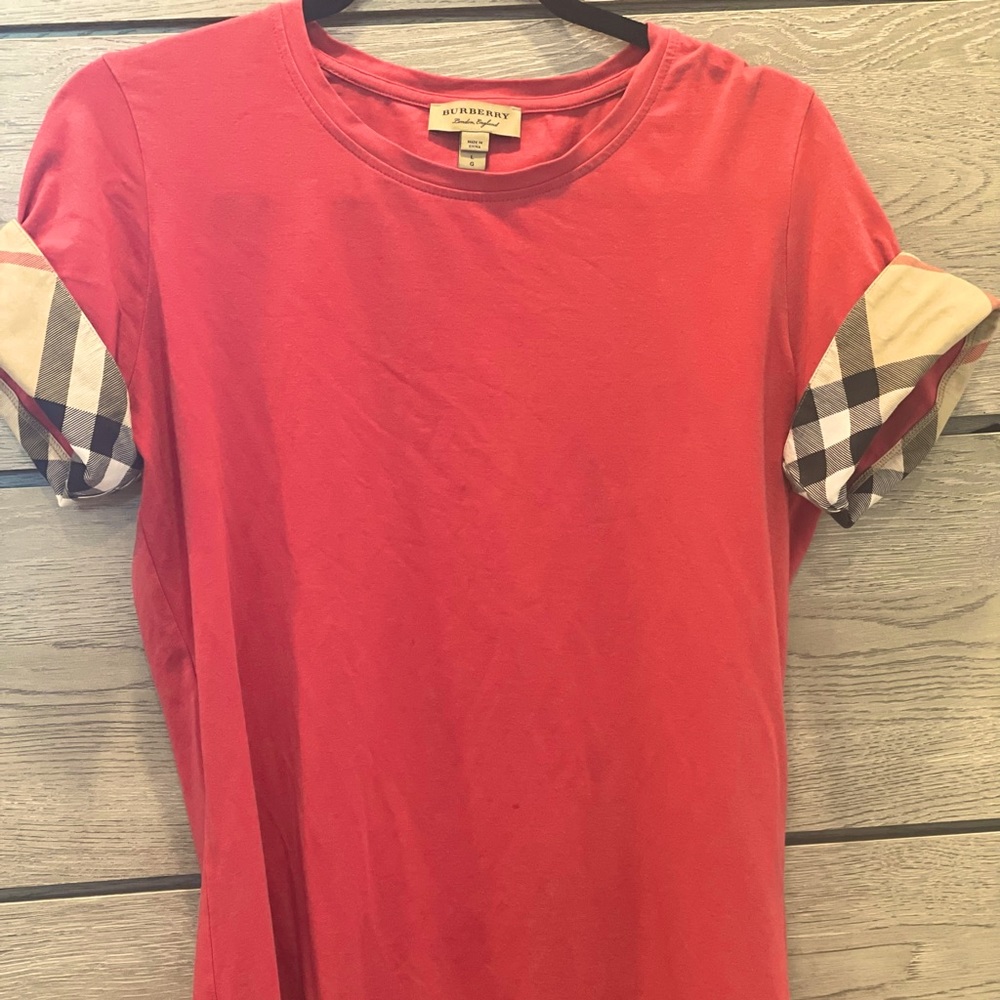 Burberry womens top large nova check